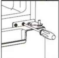 BRANDT BFC8562NX - Inverser le sens d'ouverture des portes - 4