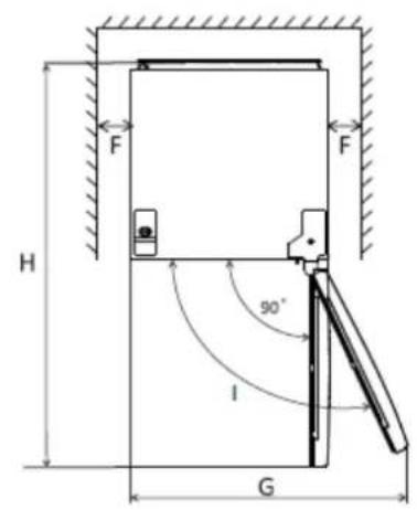 BRANDT BFC8562NW - Inverser le sens d'ouverture des portes - 11