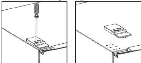 BRANDT BFC8562NW - Inverser le sens d'ouverture des portes - 3
