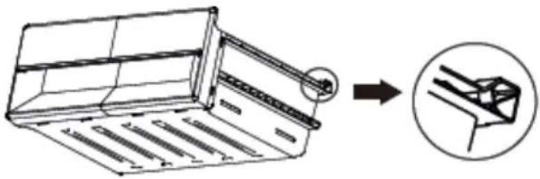 BRANDT BFC8600NX - Retrait du tiroir du bas - 1
