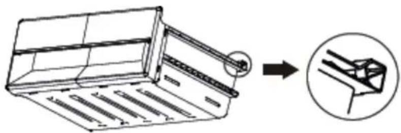 BRANDT BFC8600NX - Desmontar el cajón inferior - 1