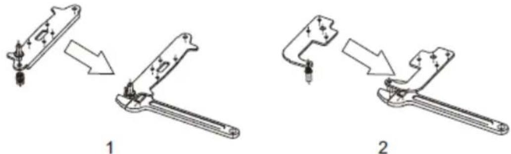 BRANDT BFC8600NX - Inversion du sens d'ouverture de la porte - 8