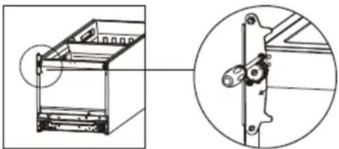 BRANDT BFC8600NX - Inversion du sens d'ouverture de la porte - 9