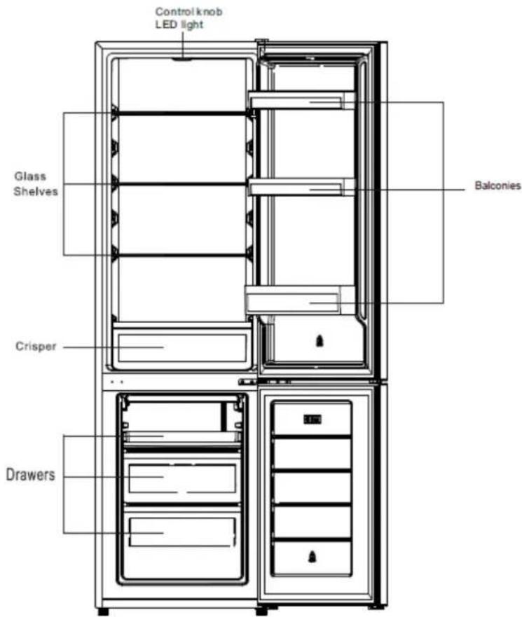 BRANDT BC8027EX - Layout and presentation of your appliance - 1
