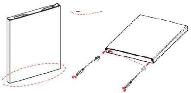 BRANDT BFC8512NW - Reverse the direction of opening of the doors - 7