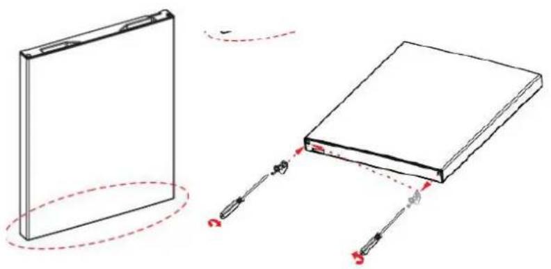 BRANDT BFC8512NW - Inverser le sens d'ouverture des portes - 7