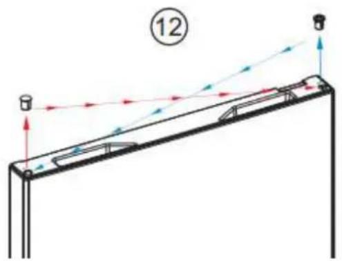BRANDT BFC8512NW - Inverser le sens d'ouverture des portes - 6