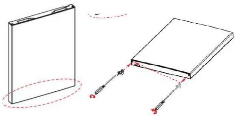 BRANDT BFC8052SX - Reversing the opening direction of the doors - 4