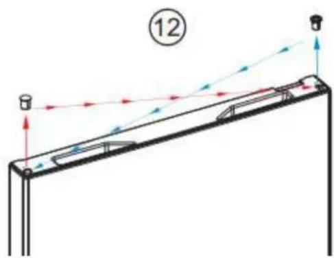 BRANDT BFC8052SW - Inverser le sens d'ouverture des portes - 3