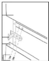 BRANDT BFC6510SW - Αντιστρέψτε την κατεύθυνση ανοίγματος της πόρτας - 9