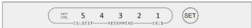 BRANDT BFC6510SW - Setting the refrigerator: - 1