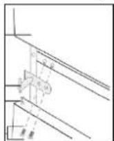 BRANDT BFC6510SW - Inverser le sens d'ouverture des portes - 9