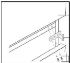 BRANDT BFC6510SW - Αντιστρέψτε την κατεύθυνση ανοίγματος της πόρτας - 2