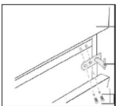 BRANDT BFC6510SW - Inversión del sentido de apertura de las puertas - 2