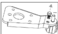 BRANDT BFC6510SW - Inversión del sentido de apertura de las puertas - 4