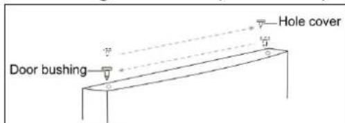 BRANDT BFC6510SW - Inverser le sens d'ouverture des portes - 10