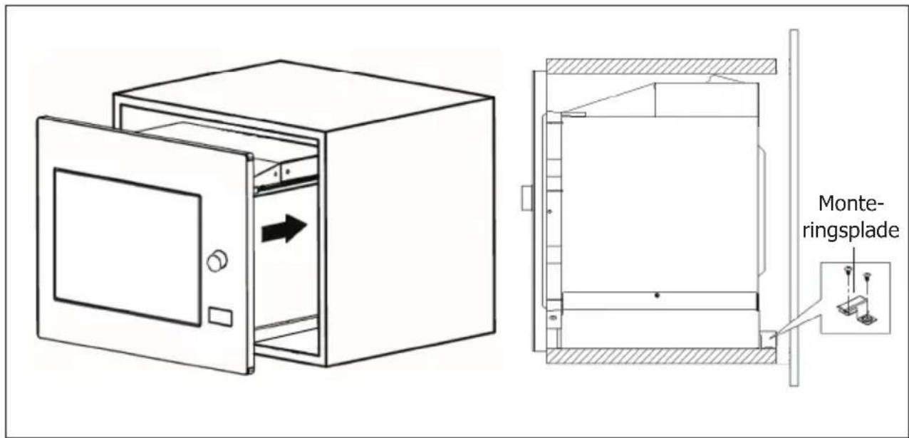 BRANDT BMG2115X - Installer ovnen i skabet - 1