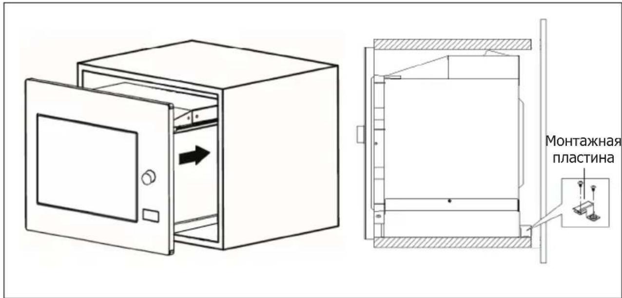 BRANDT BMG2115X - С. Установка печи - 1
