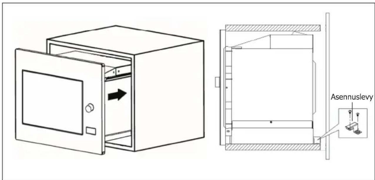 BRANDT BMG2115X - Asenna uuni kaappiin - 1