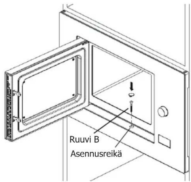 BRANDT BMG2115X - Asenna uuni kaappiin - 2