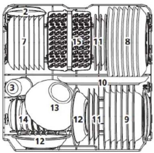 BRANDT DWJ3137DS - Bandeja inferior: - 1