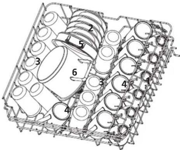 BRANDT DWJ3137DS - Panier du haut : - 1