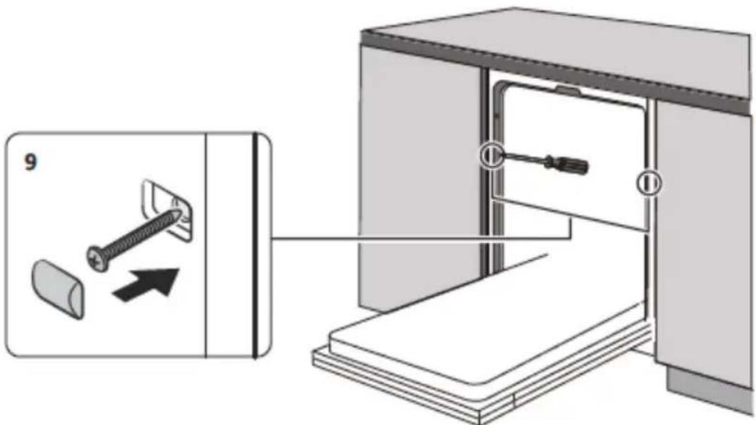 BRANDT DWJ3137DS - Étape 4. Étapes d'installation du lave-vaisselle - 2