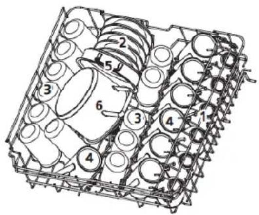 BRANDT DWJ3137DS - Bandeja superior: - 1
