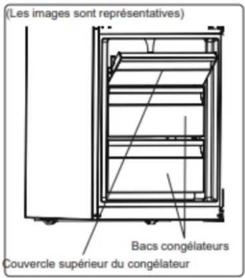 BRANDT BVC8661NA - Le bac congélateur - 1