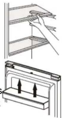 BRANDT BVC8661NR - Utilisation des clayettes - 1