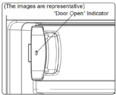 BRANDT BVL7260SR - "Door Open" Indicator : - 1