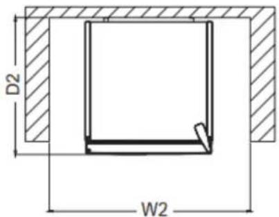 BRANDT BVL7260SR - Space required - 3