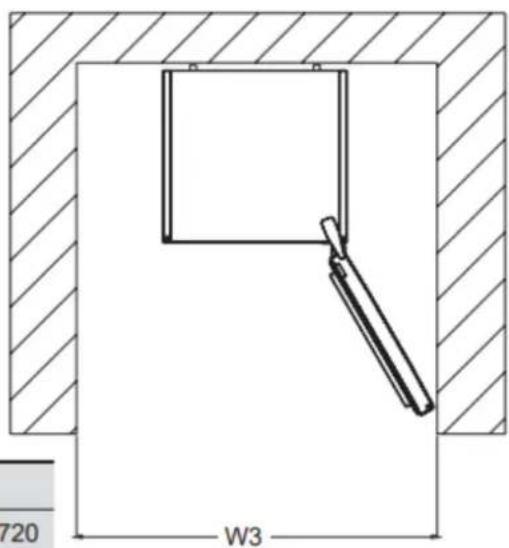 BRANDT BVL7260SR - Space required - 4