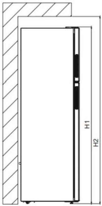 BRANDT BVL7260SR - Space required - 1