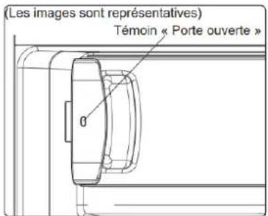 BRANDT BVL7260SR - Témoin "Porte ouverte" : - 1