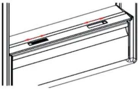 BRANDT BVD7060NR - Colocación de los balcones de puerta - 4