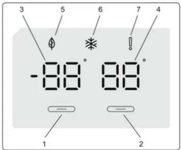 BRANDT BVD7060NR - Adjusting the temperature - 1