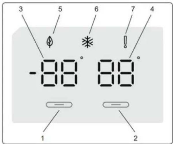 BRANDT BVD7060NV - Display and Control Panel - 1