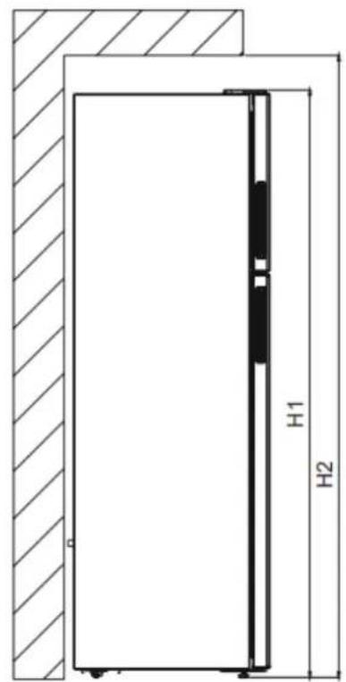 BRANDT BVD7060NV - Space required - 1