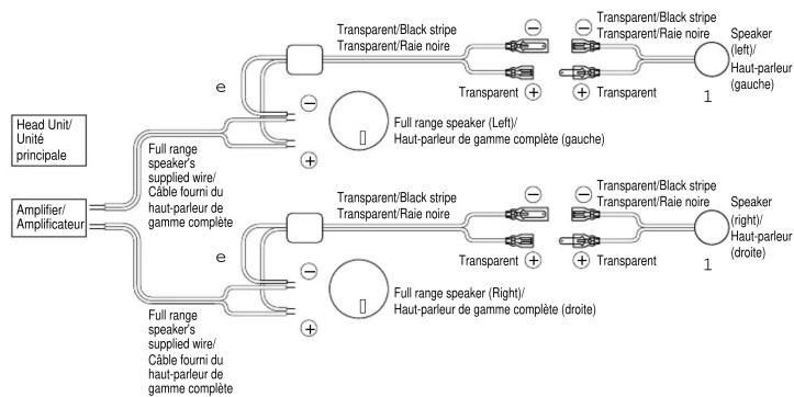 ALPINE DDT-F25A - Wire Connection/Connexion du câblage - 1