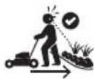 DEWALT DCMWP234 - The following are explanations of important safety hazard pictorials on the mower. - 9