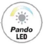 Pando E-392 - Pando LED. Modo Ajuste con mando a distancia TOUCH RF. - 1