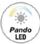 Pando E-391 - LED Pando. Mode de réglage du bouton tactile invisible. - 1