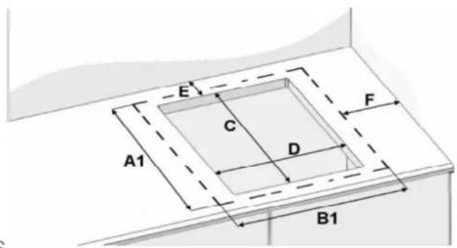 Pando E-393 - ENCASTRE / INSIRA / ENCASTREMENT / BUILT IN SIZES - 1