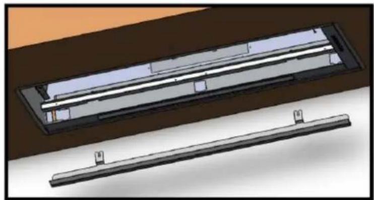Pando E-390 - TRAY TO COLLECT OIL (Optional, depending on model and version) - 2