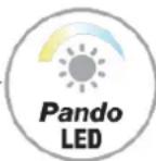 Pando E-390 - Pando LED setting mode with remote control TOUCH RF. - 1