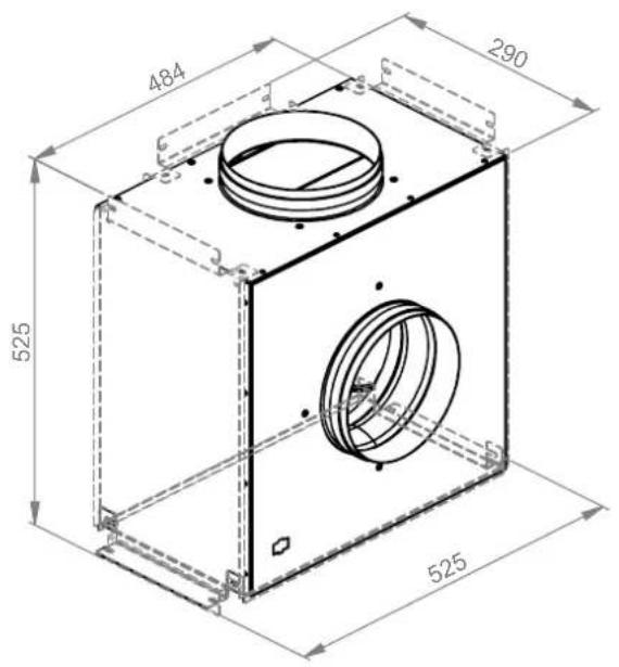 Pando P-300 - MEDIDAS MÀXIMAS CON SOPORTES - 3