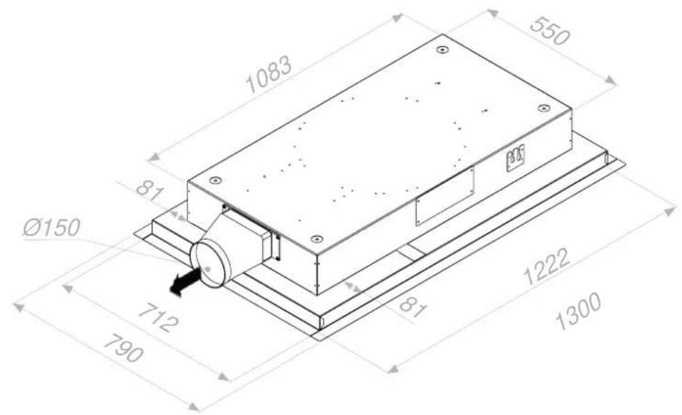 Pando E-250 - COTAS / DIMENSÕES / REPÈRES / DIMENSIONS - 1