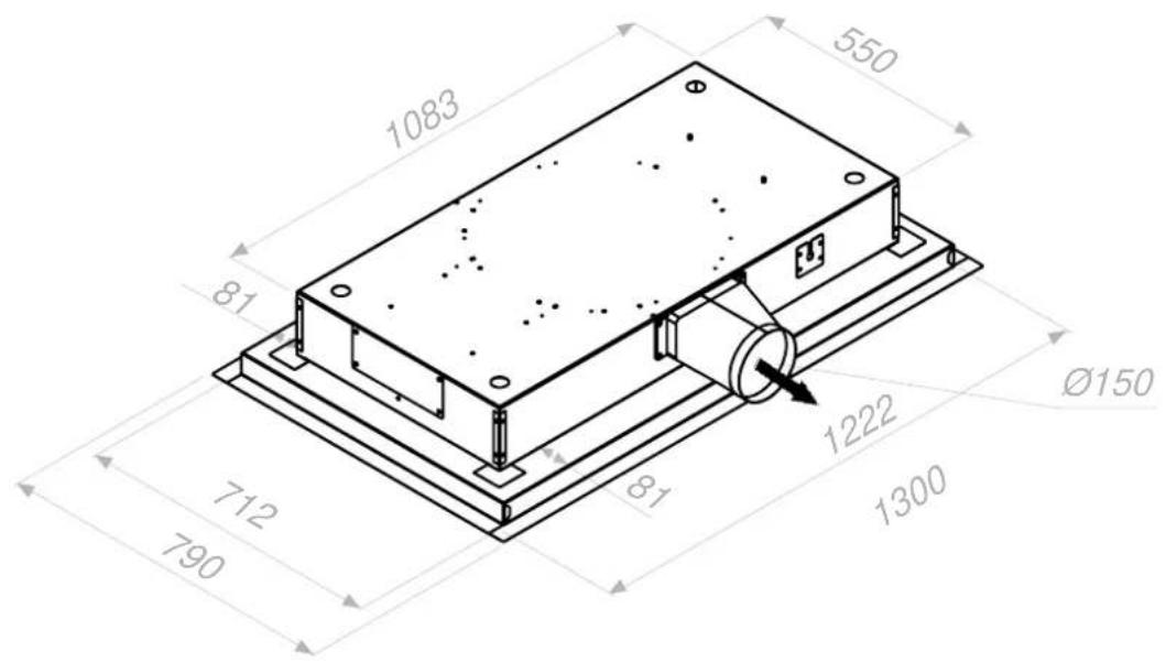 Pando E-250 - COTAS / DIMENSÕES / REPÈRES / DIMENSIONS - 1