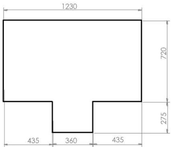 Pando E-250 - COTAS / DIMENSÕES / REPÈRES / DIMENSIONS - 3
